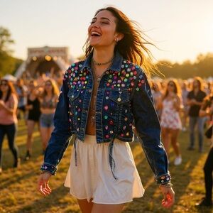 Embellished Denim Jacket